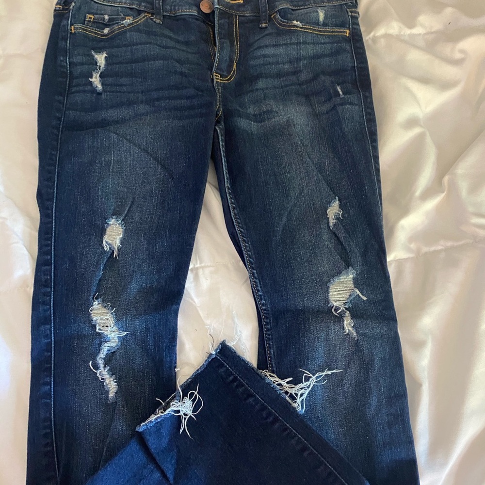 Hollister ripped jeans